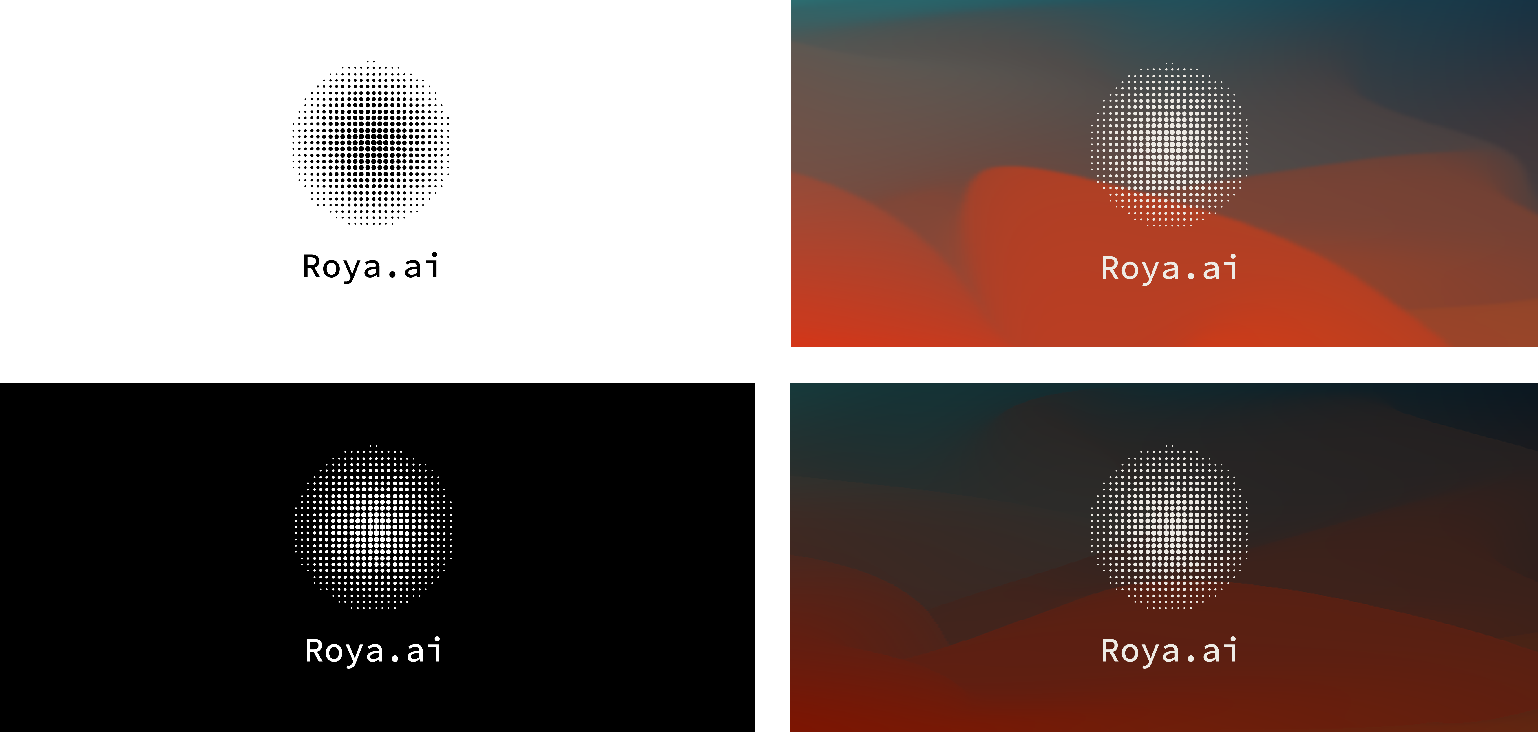 Roya.ai wordmark on black