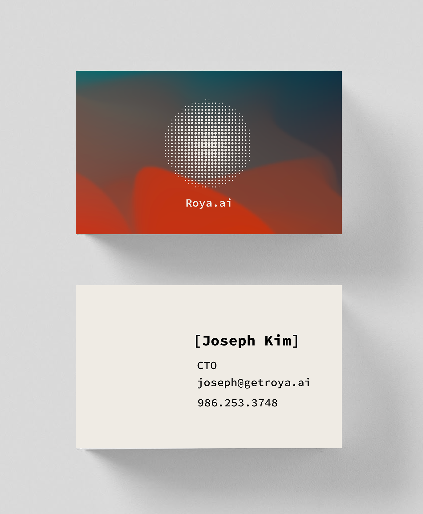 Roya voice — messaging layout