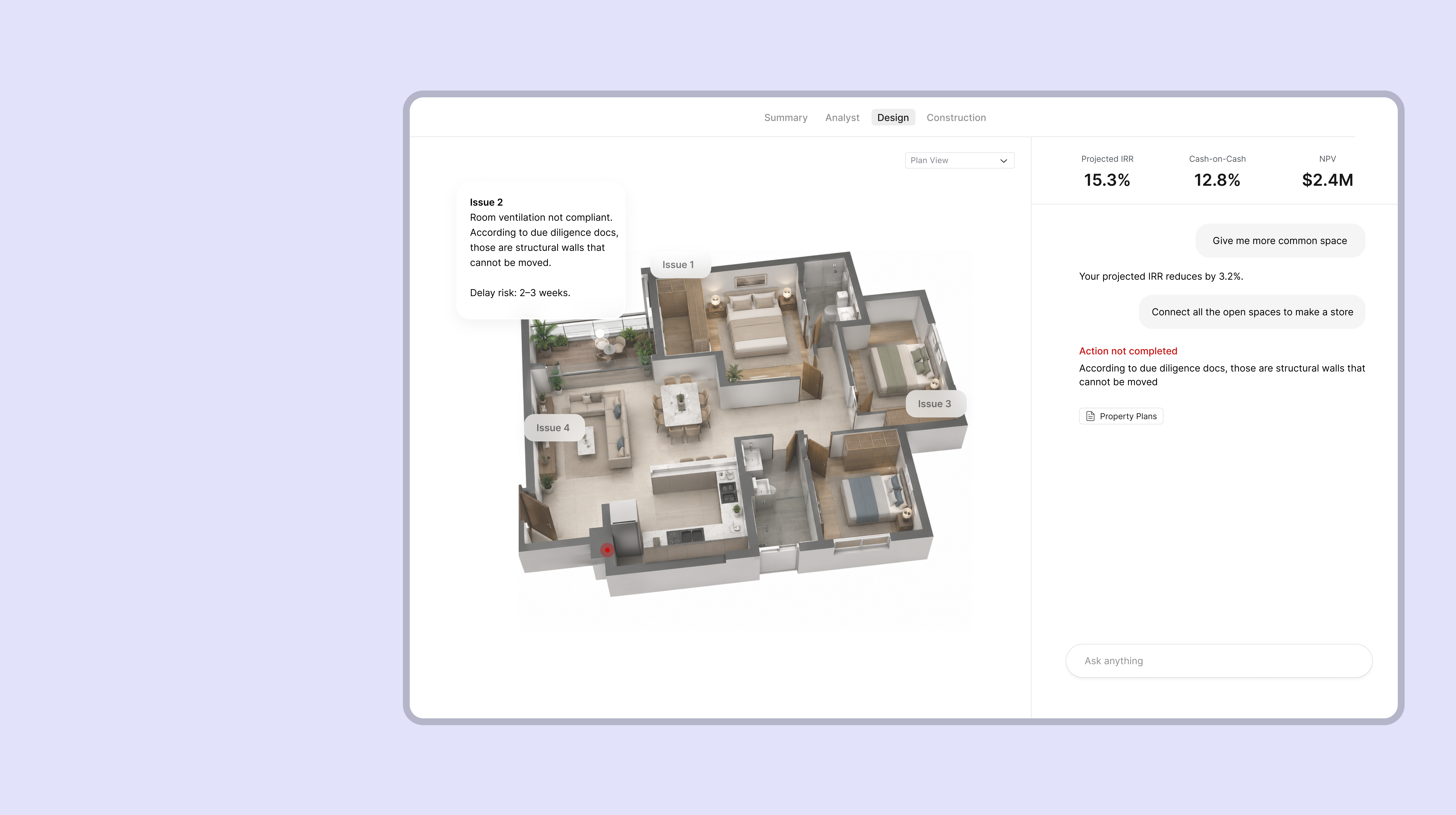 Cayda — real estate development intelligence